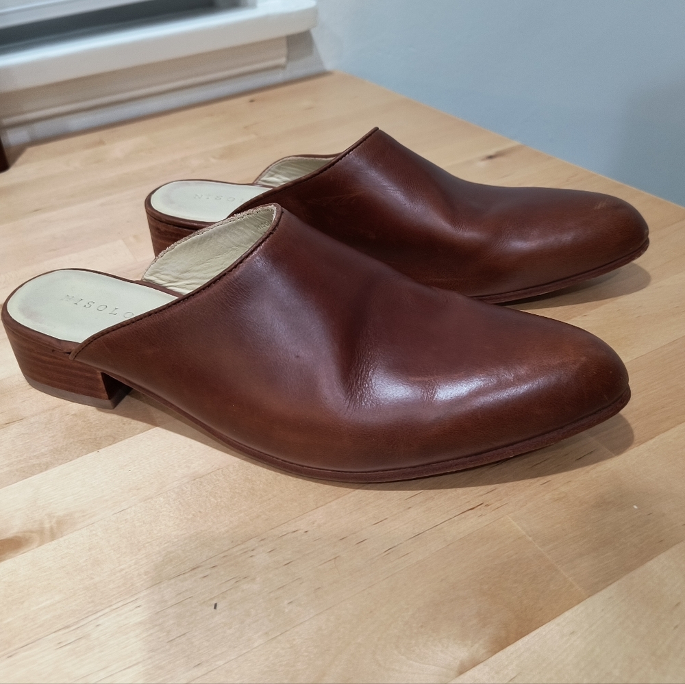 Nisolo Mariella Mules- Brandy- Size 10